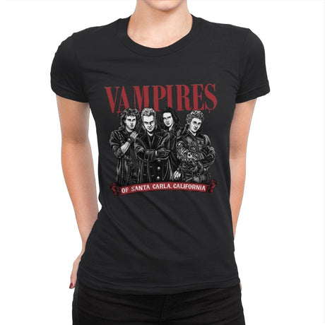 The Vampires - Womens Premium T-Shirts RIPT Apparel Small / Black