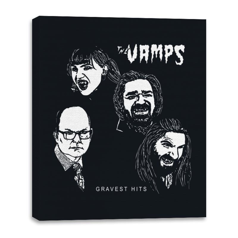 The Vamps - Canvas Wraps Canvas Wraps RIPT Apparel 16x20 / Black