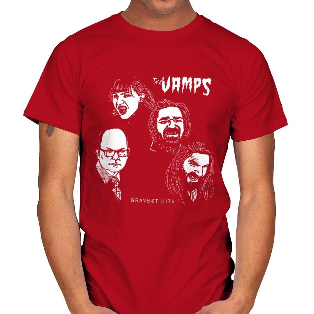 The Vamps - Mens T-Shirts RIPT Apparel Small / Red