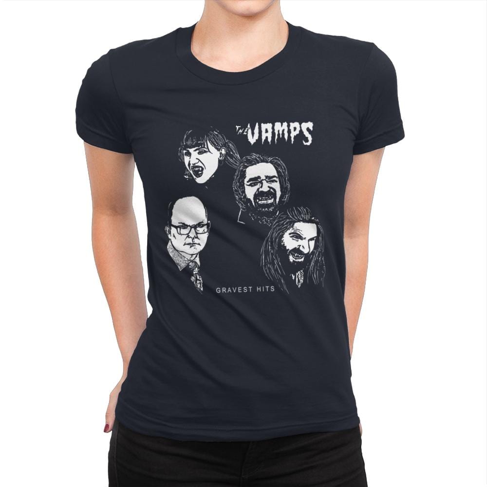 The Vamps - Womens Premium T-Shirts RIPT Apparel Small / Midnight Navy