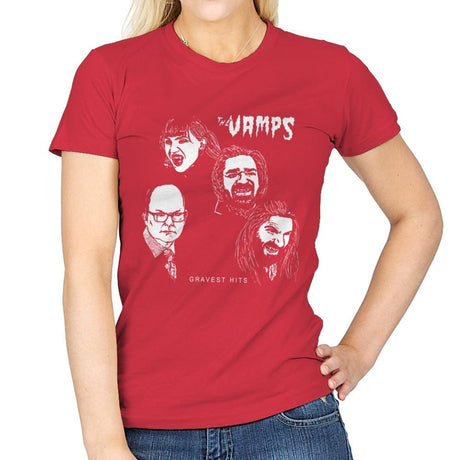 The Vamps - Womens T-Shirts RIPT Apparel Small / Red