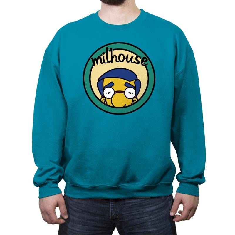 The Van Houten Show - Crew Neck Sweatshirt Crew Neck Sweatshirt RIPT Apparel Small / Antique Sapphire