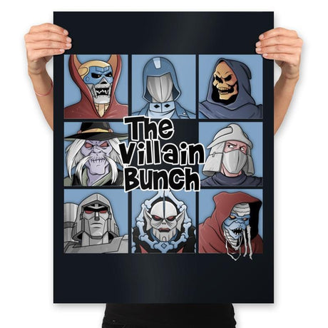 The Villain Bunch - Prints Posters RIPT Apparel 18x24 / Black