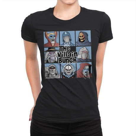 The Villain Bunch - Womens Premium T-Shirts RIPT Apparel Small / Black