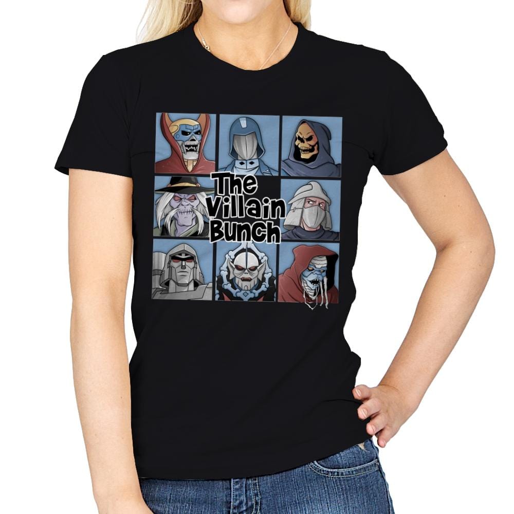 The Villain Bunch - Womens T-Shirts RIPT Apparel Small / Black