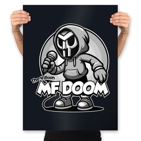The Villain - Prints Posters RIPT Apparel 18x24 / Black