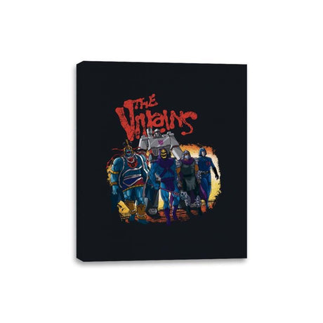 The Villains - Best Seller - Canvas Wraps Canvas Wraps RIPT Apparel 8x10 / Black