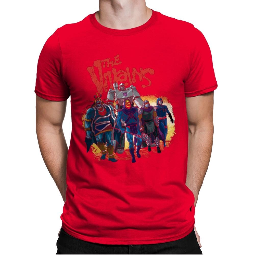 The Villains - Best Seller - Mens Premium T-Shirts RIPT Apparel Small / Red