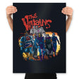 The Villains - Best Seller - Prints Posters RIPT Apparel 18x24 / Black