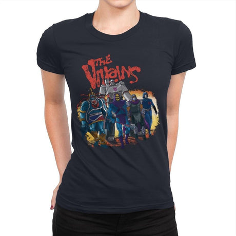 The Villains - Best Seller - Womens Premium T-Shirts RIPT Apparel Small / Midnight Navy