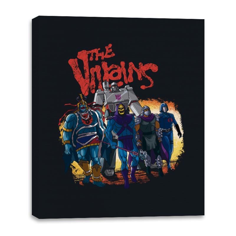 The Villains - Canvas Wraps Canvas Wraps RIPT Apparel 16x20 / Black