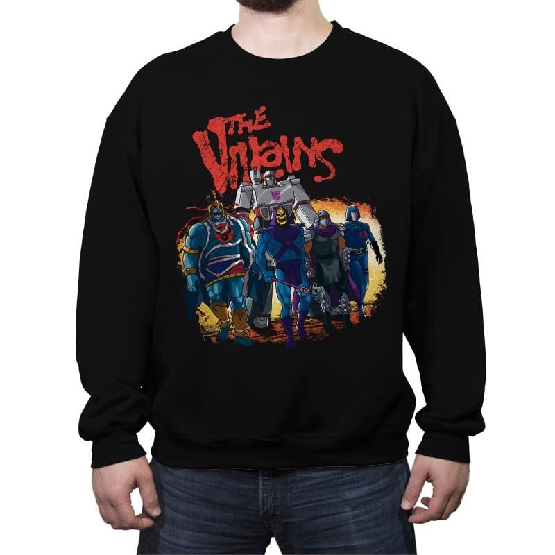The Villains - Crew Neck Sweatshirt Crew Neck Sweatshirt RIPT Apparel Small / Black
