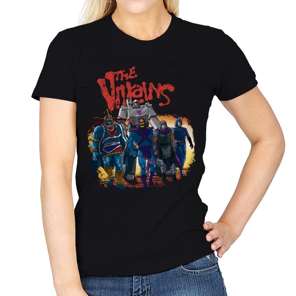 The Villains - Womens T-Shirts RIPT Apparel Small / Black