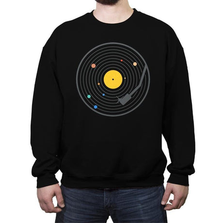 The Vinyl System - Crew Neck Sweatshirt Crew Neck Sweatshirt RIPT Apparel