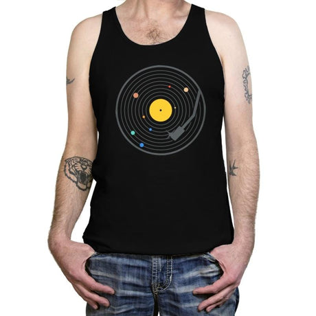 The Vinyl System - Tanktop Tanktop RIPT Apparel X-Small / Black