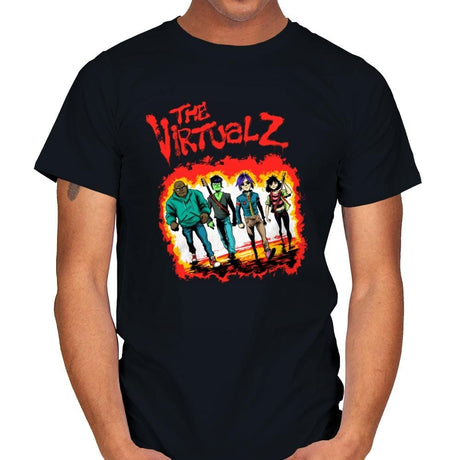 The Virtualz - Mens T-Shirts RIPT Apparel Small / Black