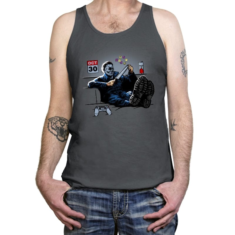 The Wait - Tanktop Tanktop RIPT Apparel X-Small / Asphalt