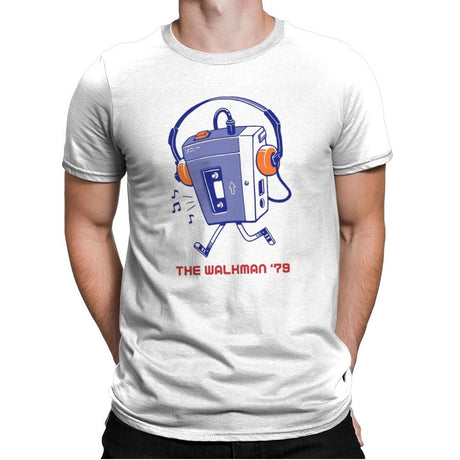The Walk Man - Mens Premium T-Shirts RIPT Apparel Small / White