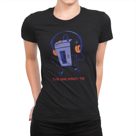 The Walk Man - Womens Premium T-Shirts RIPT Apparel Small / Black