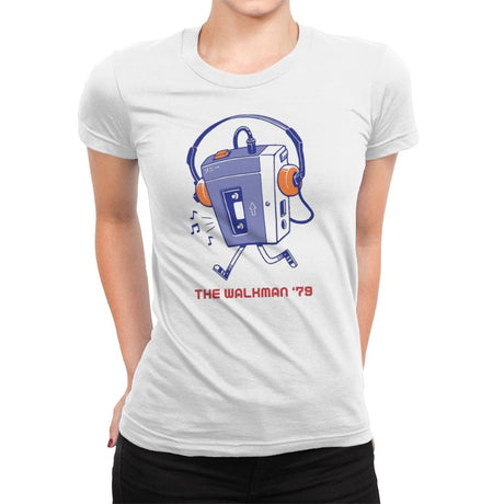 The Walk Man - Womens Premium T-Shirts RIPT Apparel Small / White