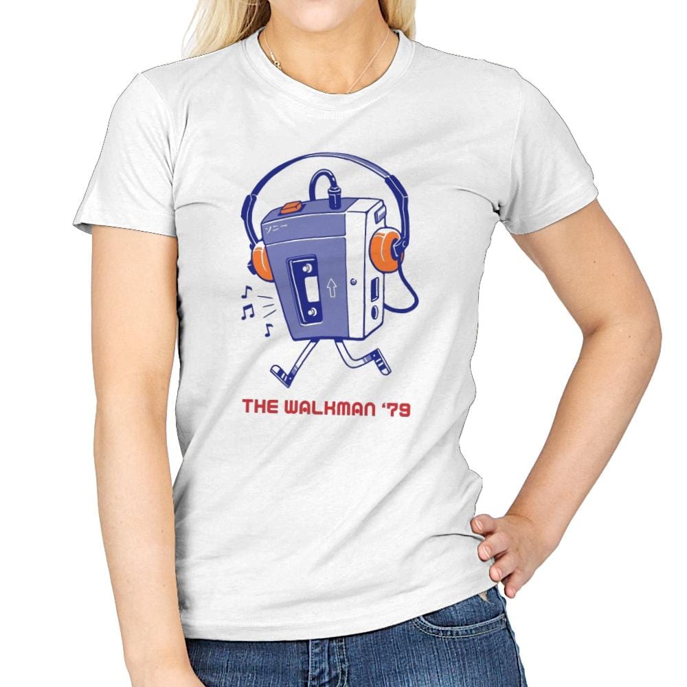 The Walk Man - Womens T-Shirts RIPT Apparel Small / White