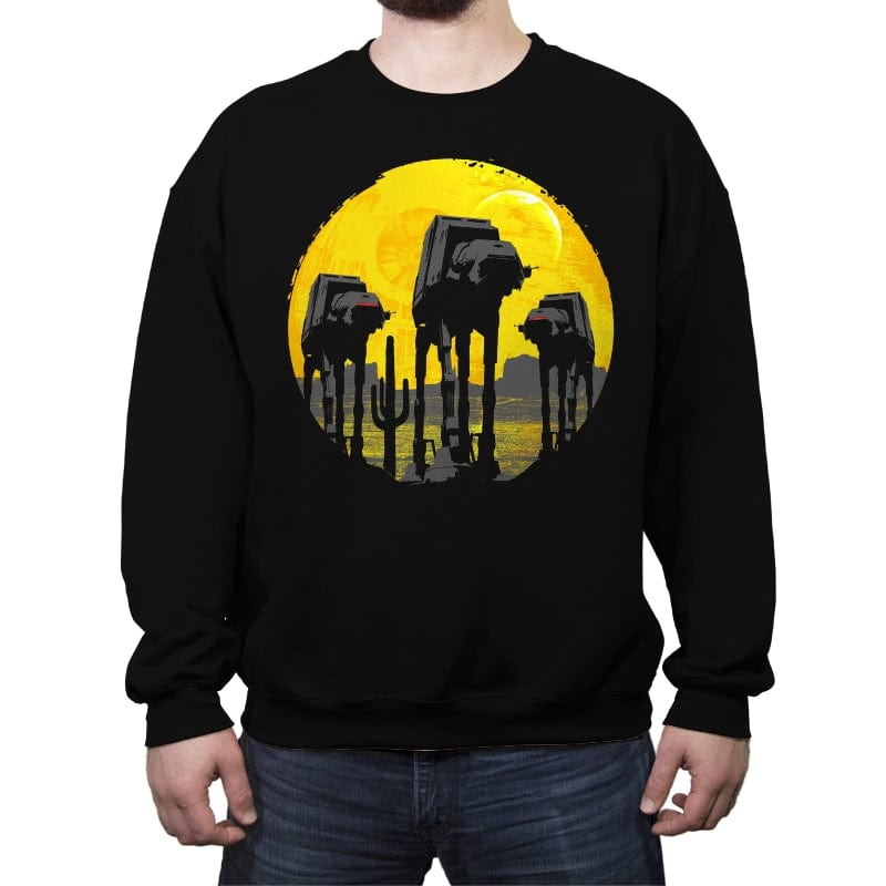 The Walkers - Crew Neck Sweatshirt Crew Neck Sweatshirt RIPT Apparel Small / Black