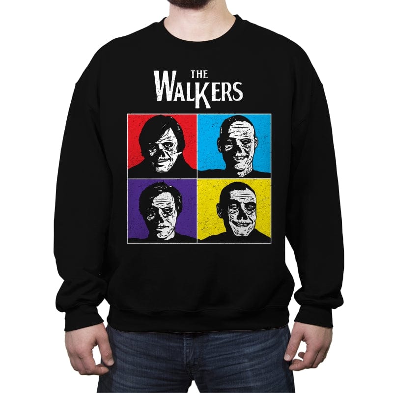 The Walkers - Crew Neck Sweatshirt Crew Neck Sweatshirt RIPT Apparel Small / Black