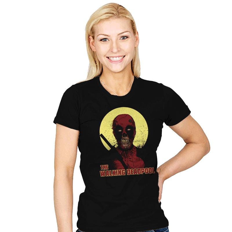 The Walking Deadpool - Womens T-Shirts RIPT Apparel