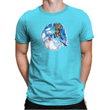 The Wampuft Marshmallow Man Exclusive - Mens Premium T-Shirts RIPT Apparel Small / Tahiti Blue