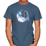 The Wampuft Marshmallow Man Exclusive - Mens T-Shirts RIPT Apparel Small / Indigo Blue