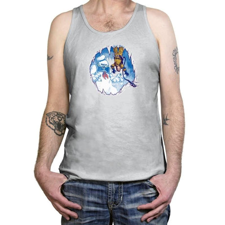 The Wampuft Marshmallow Man Exclusive - Tanktop Tanktop RIPT Apparel X-Small / Silver