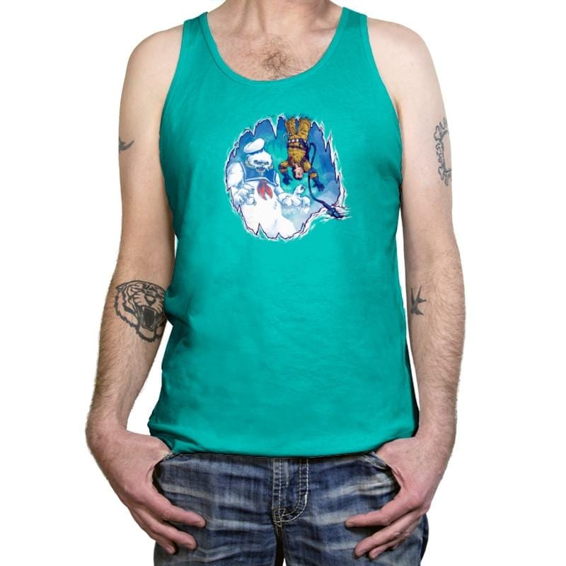 The Wampuft Marshmallow Man Exclusive - Tanktop Tanktop RIPT Apparel X-Small / Teal