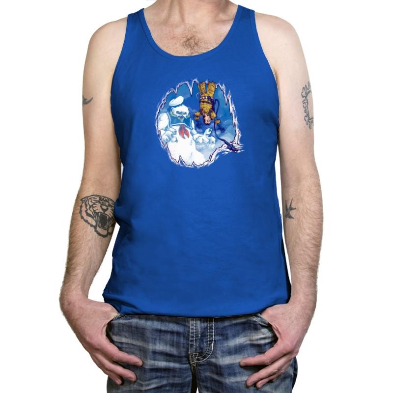 The Wampuft Marshmallow Man Exclusive - Tanktop Tanktop RIPT Apparel X-Small / True Royal