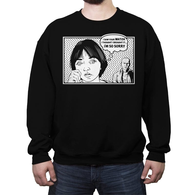 The Watch - Crew Neck Sweatshirt Crew Neck Sweatshirt RIPT Apparel Small / Black