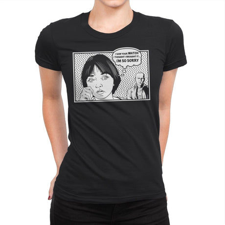 The Watch - Womens Premium T-Shirts RIPT Apparel Small / Black
