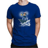 The Water King - Pop Impressionism - Mens Premium T-Shirts RIPT Apparel Small / Royal