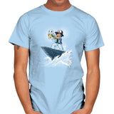 The Water King - Pop Impressionism - Mens T-Shirts RIPT Apparel Small / Light Blue