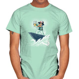 The Water King - Pop Impressionism - Mens T-Shirts RIPT Apparel Small / Mint Green