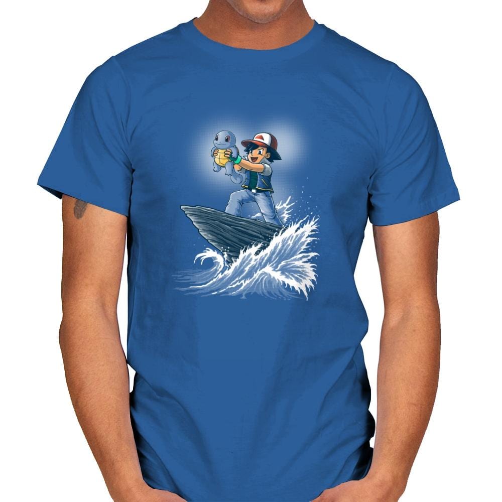 The Water King - Pop Impressionism - Mens T-Shirts RIPT Apparel Small / Royal