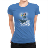 The Water King - Pop Impressionism - Womens Premium T-Shirts RIPT Apparel Small / Tahiti Blue