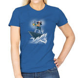 The Water King - Pop Impressionism - Womens T-Shirts RIPT Apparel Small / Royal