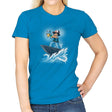 The Water King - Pop Impressionism - Womens T-Shirts RIPT Apparel Small / Sapphire
