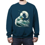 The Wave of Atlantis - Crew Neck Sweatshirt Crew Neck Sweatshirt RIPT Apparel