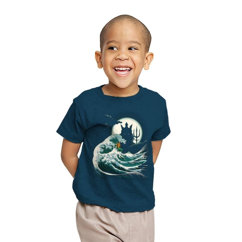 The Wave of Atlantis - Youth T-Shirts RIPT Apparel X-small / Indigo