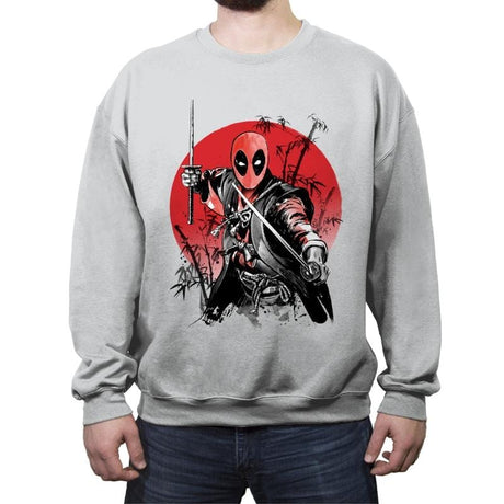 The Way of the Mercenary - Crew Neck Sweatshirt Crew Neck Sweatshirt RIPT Apparel Small / Sport Gray