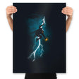 The White Wolf Returns - Prints Posters RIPT Apparel 18x24 / Black