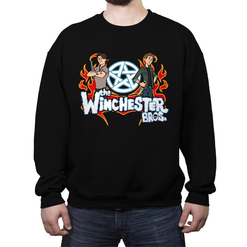 The Winchester Bros - Crew Neck Sweatshirt Crew Neck Sweatshirt RIPT Apparel