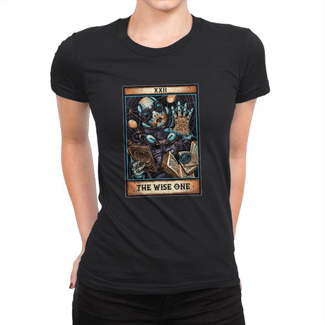 The Wise One - Womens Premium T-Shirts RIPT Apparel Small / Black
