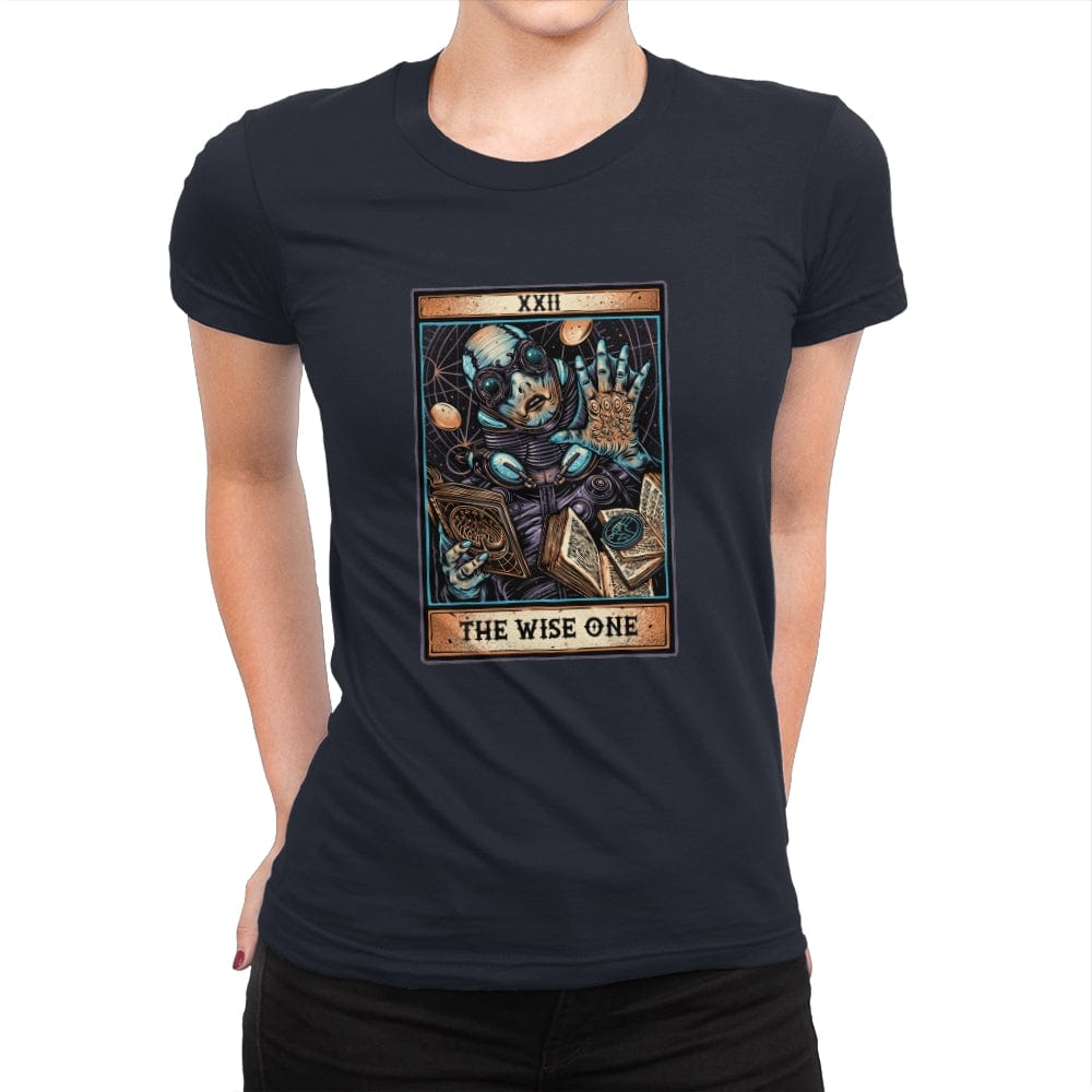 The Wise One - Womens Premium T-Shirts RIPT Apparel Small / Midnight Navy