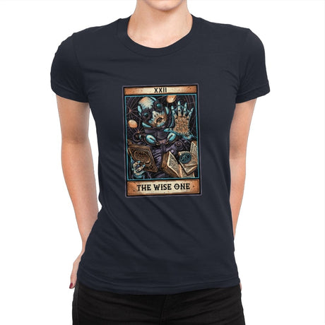 The Wise One - Womens Premium T-Shirts RIPT Apparel Small / Midnight Navy